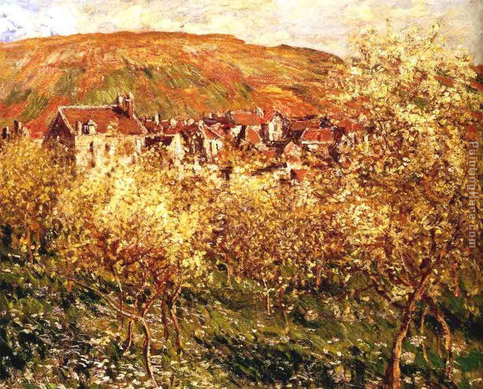 Claude Monet Apple Trees In Blossom